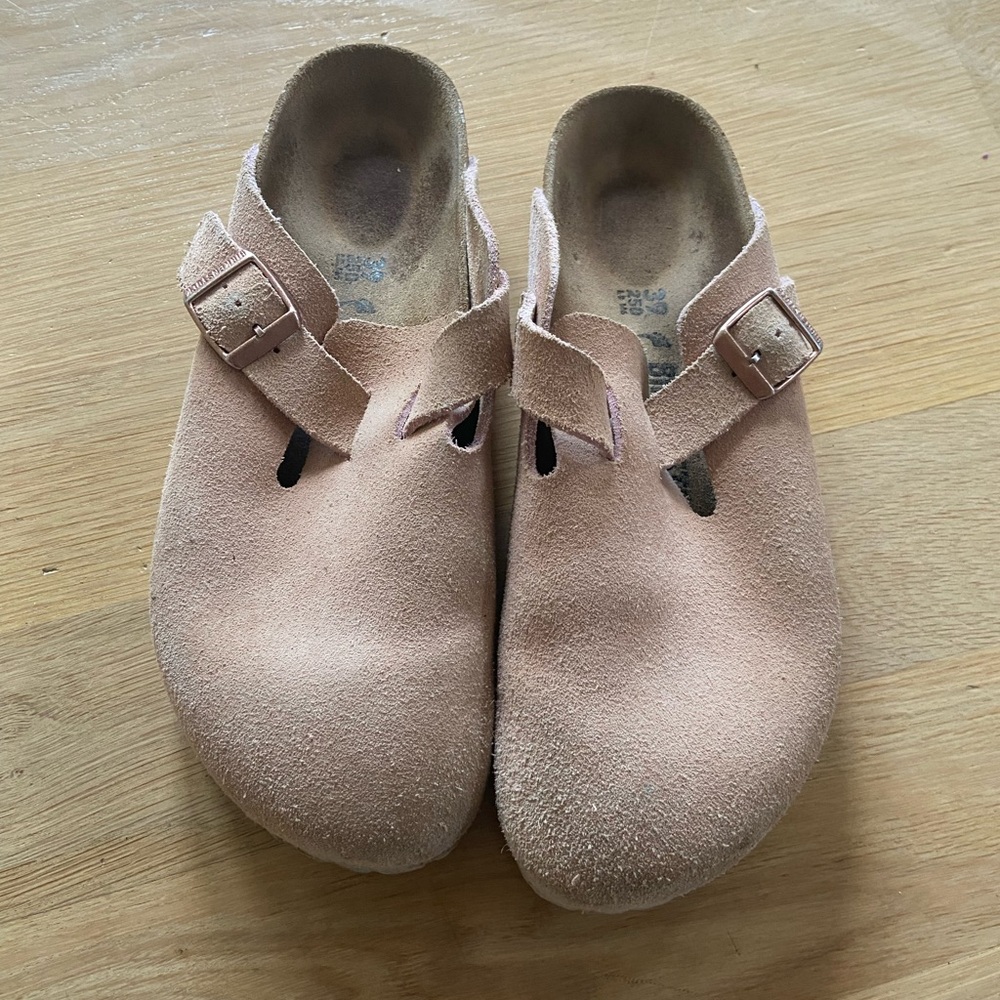Women’s Boston Suede Birkenstock Clogs